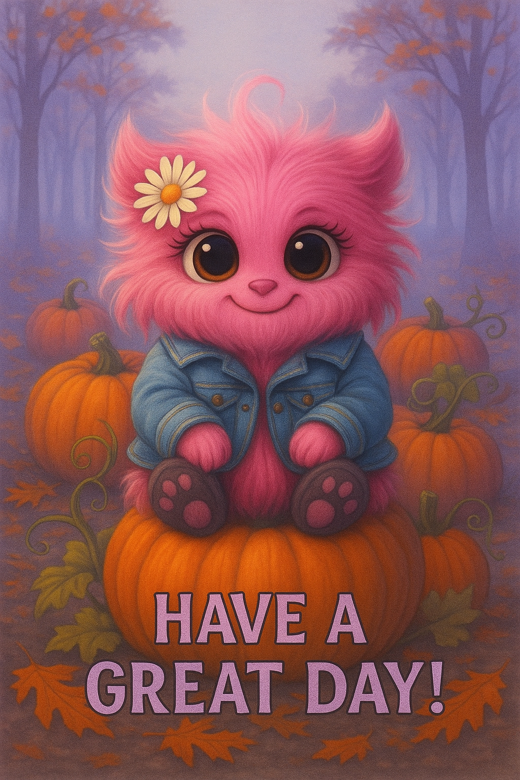 🍂 Morning Monster Autumn Pack – Cozy 10-Image Digital Collection