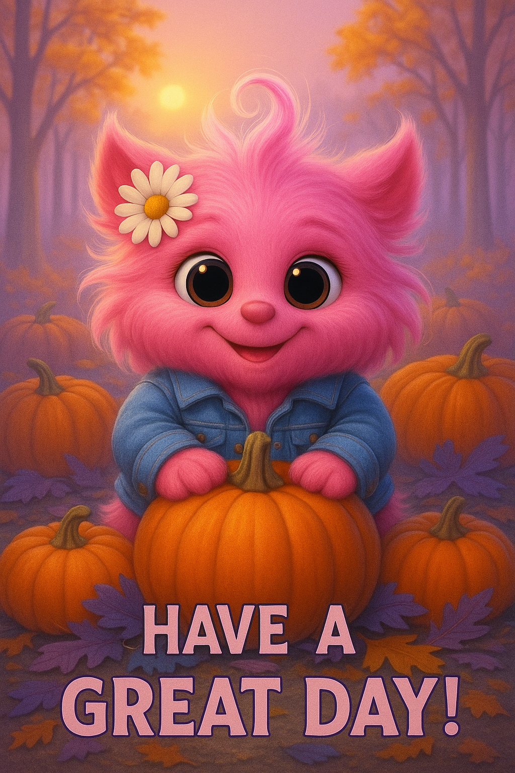 🍂 Morning Monster Autumn Pack – Cozy 10-Image Digital Collection